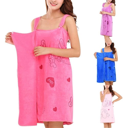Bathrobe And Towel Cover Women s Absorbent Bath Skirt Soft To Wear