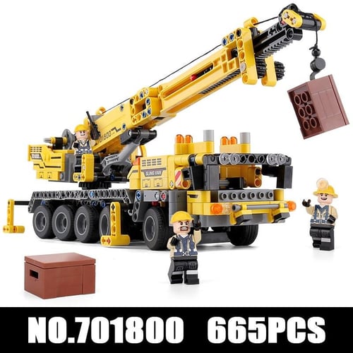 MOC 701800 City Engineering 665pcs Technical Machine Car Building