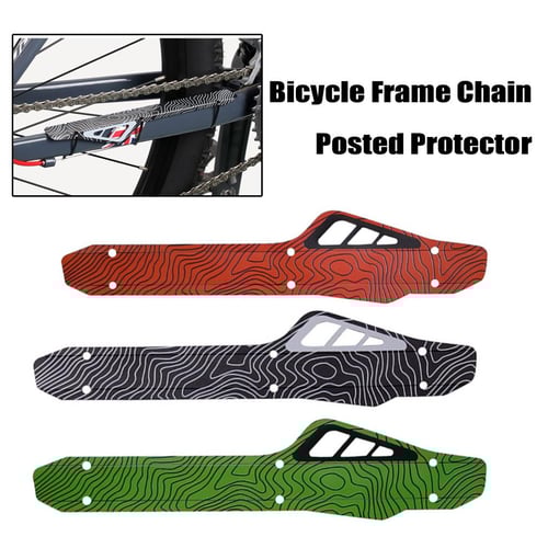 Bike frame top chain guard