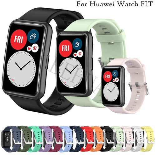 Silicone Watch Strap For Huawei Watch Fit SmartWatch Band