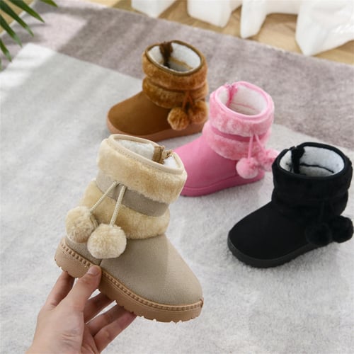 Fur discount ball shoes