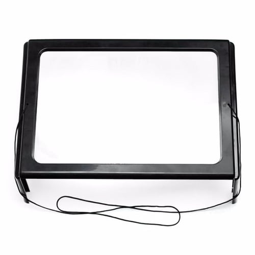 Giant large hands free magnifying glass with light led magnifier clearance