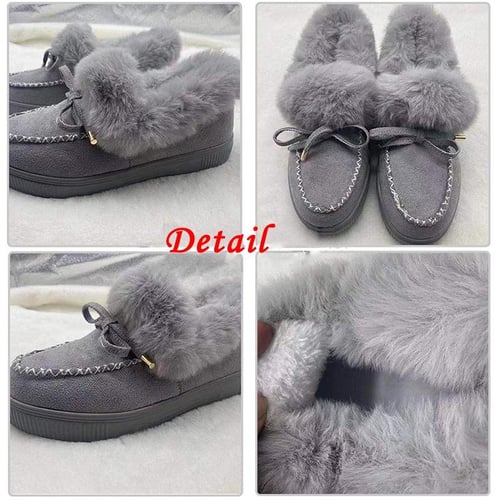 Platform moccasins with new arrivals fur