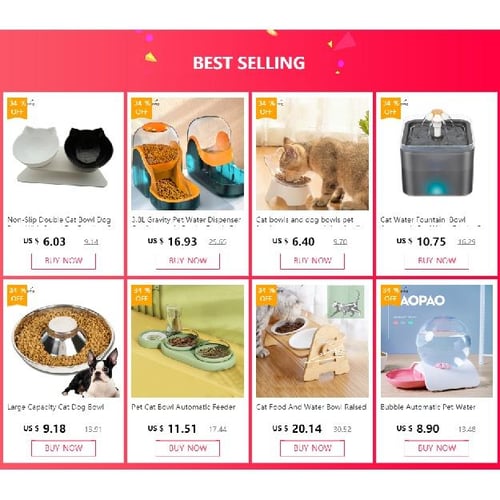 Upright dog store feeder