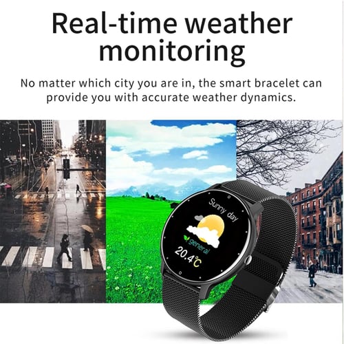LIGE 2022 Smart watch Ladies Full touch Screen Sports Fitness