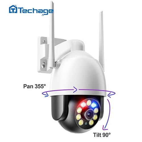 Techage H.265 Ultra HD 2K 4K Wireless IP Camera 4MP 8MP Outdoor