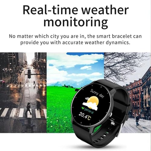 LIGE 2021 New Smart Watch Men Full Touch Screen Sport Fitness