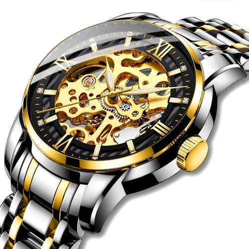 BIDEN men s fashionable and simple waterproof stainless steel