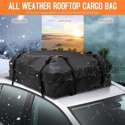 Luggage bag for car roof outlet