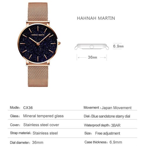 Hannah martin watch how to adjust store