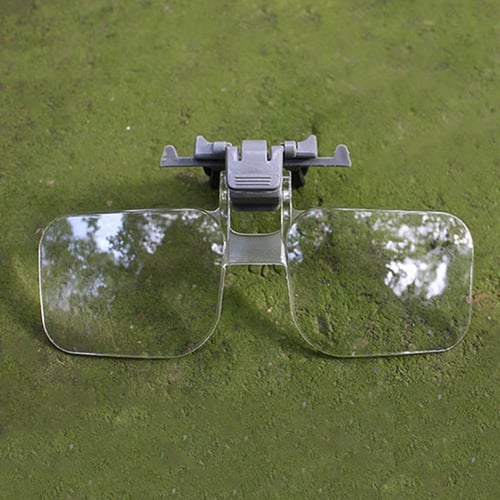 2 Times Glasses Style Magnifier Magnifying Glass Acrylic Lens with