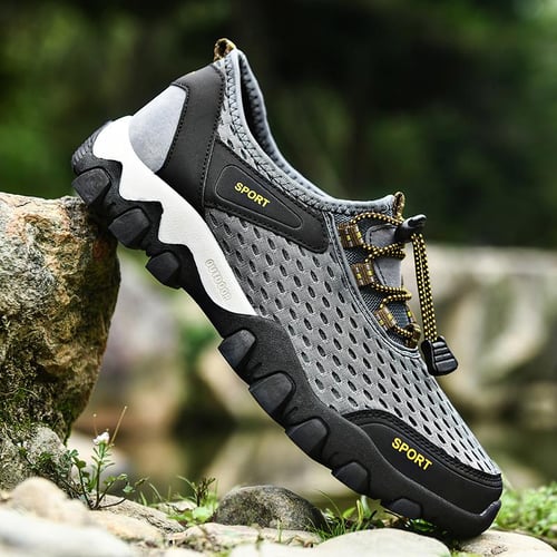 Four Seasons Men s Lightweight Cold Sticky Upstream Outdoor Multifunctional Non Slip Mesh Beach Shoes buy Four Seasons Men s Lightweight Cold Sticky