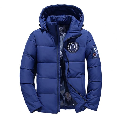 Men's winter thicken store hoodies zipper warm coat