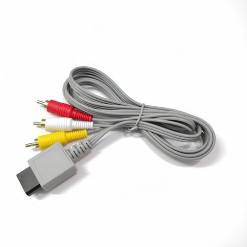 Wii yellow red white cable sales