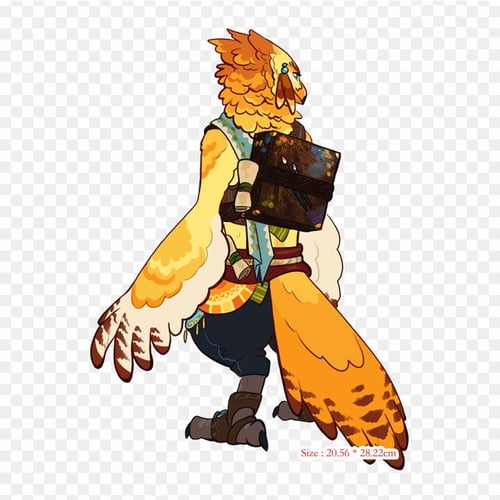 Botw Rito Oc The Legend Of Breath Of The Wild Hyrule Iron on Heat