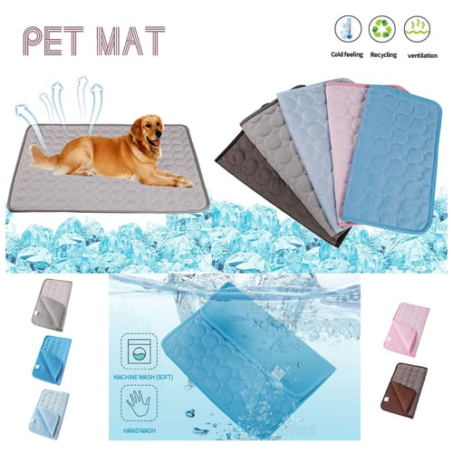 Dog Cooling Mat Pet Cat Chilly Non Toxics Summer Cool Bed Pad