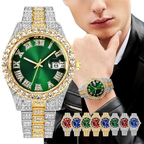 Diamond watch best sale boy