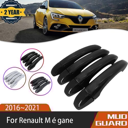 Car Black Luxurio Door Handle For Renault Megane IV MK4 2016 2018