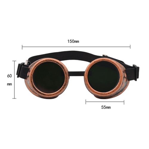 Round shop motorcycle goggles
