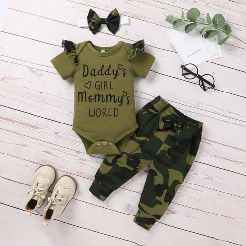 Newborn Baby Clothes Romper Pants Infant Toddler Girl s Outfits