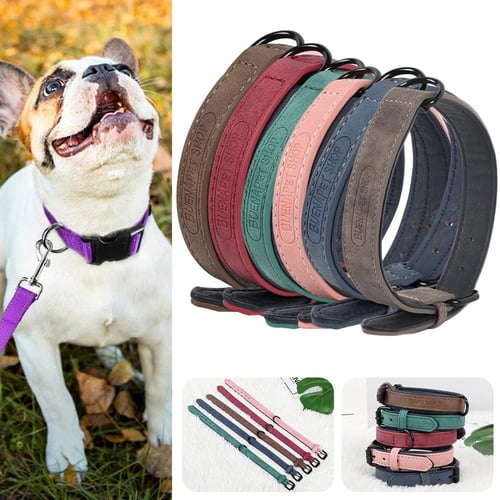 Wide padded dog collar on sale