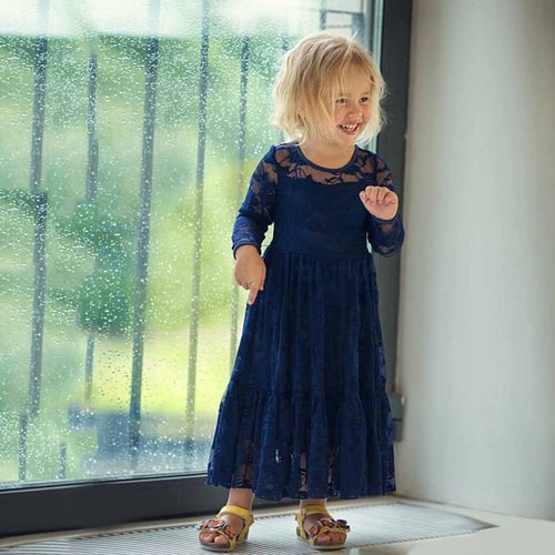 Baby long deals sleeve party dress