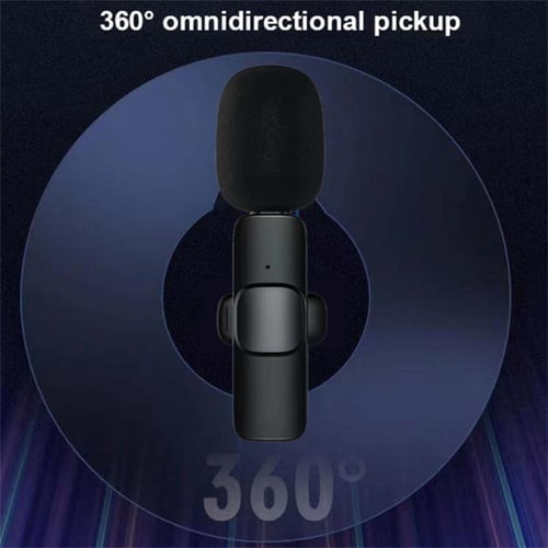 Wireless Lavalier Microphone Noise Reduction 48khz Real time Radio Mini Type c Mic Compatible For Android Phone buy Wireless Lavalier Microphone