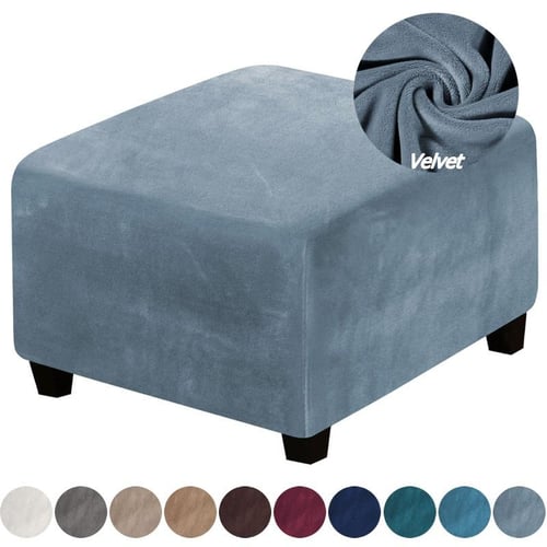 Elasticated square stool top covers