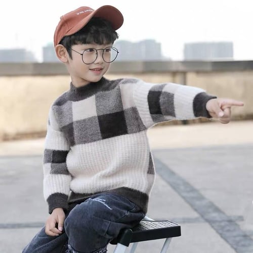 Kids turtleneck sweater hot sale