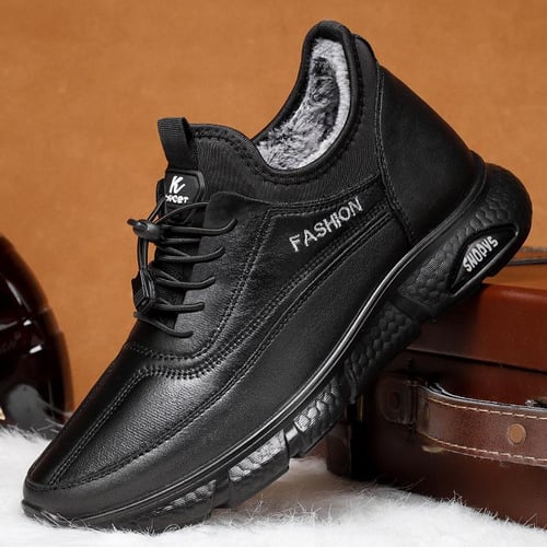 Mens fur lined hotsell sneakers