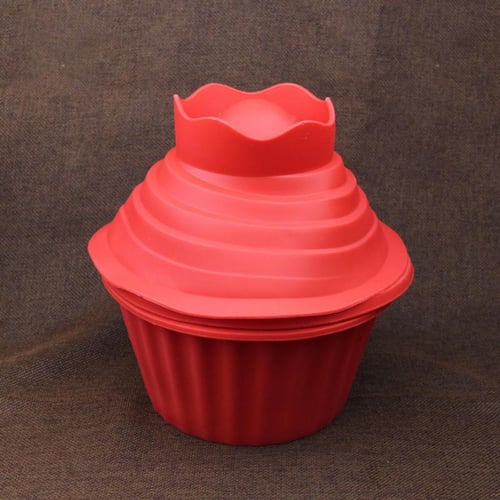 Silicone Mould 3pcs set flower shape Cupcake Heat Resistant tools