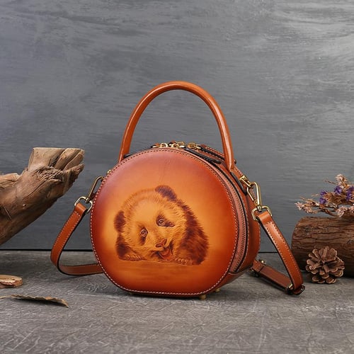 Circular handbag shop