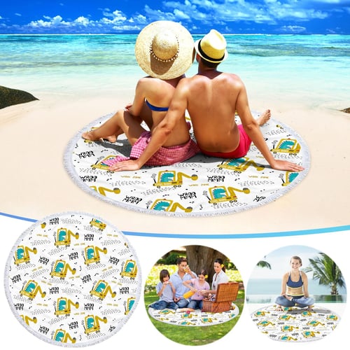 Circle beach mat deals