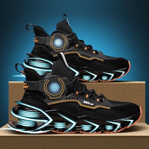 Basketball shoes with springs top