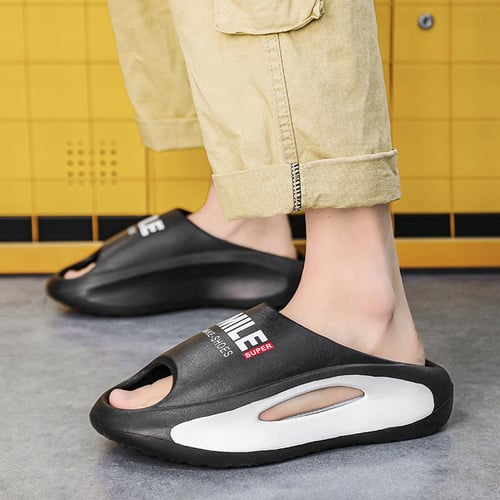 Mens slippers thick sole online