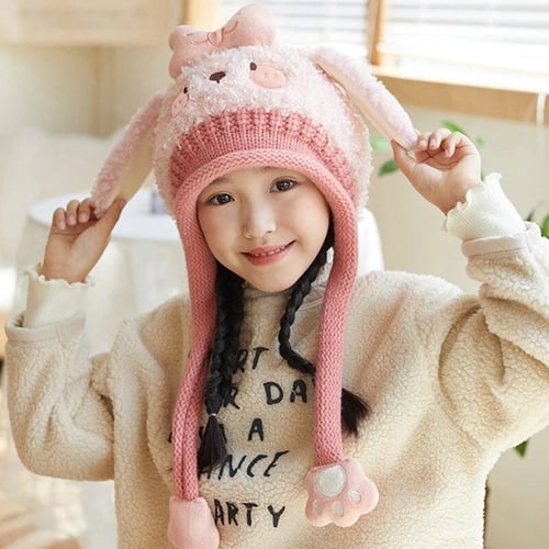 Baby kids earflap hat on sale