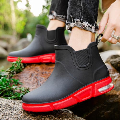 Rubber boots non slip clearance