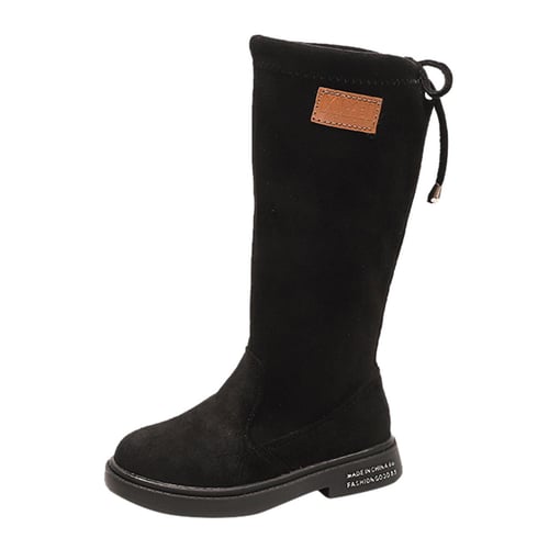 Long shop boot flocked