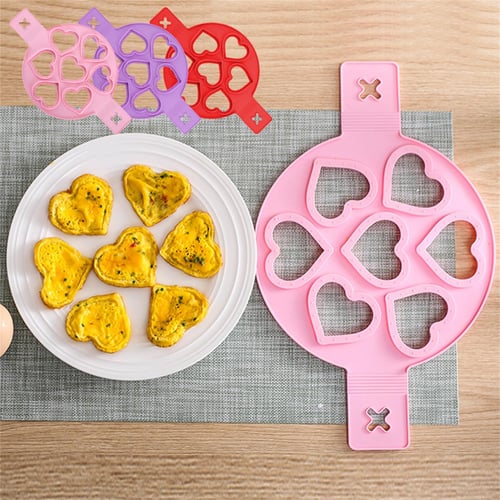Sagit 1PC Nonstick Pancake Maker Mould Silicone Omelette Ring Tool