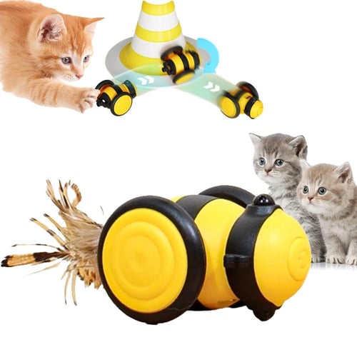 Automatic feather cat toy shop
