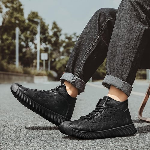 New Men Boots Autumn Winter Slippers Warm Men Shoes Sneakers Male Tennis Shoes Boots Men Sneakers Winter High Top Shoes for Men buy New Men Boots