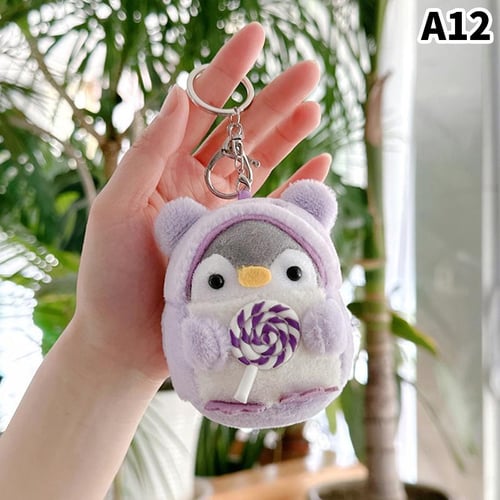 Small Penguin Plush Keychains Cute Plushie Doll Toys For Children