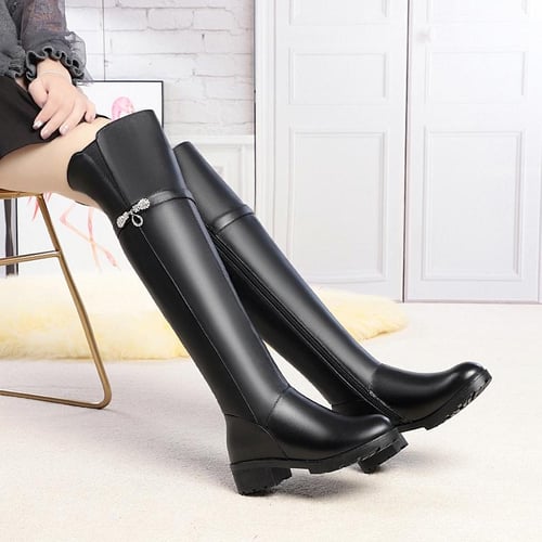 Womens knee high waterproof sale boots