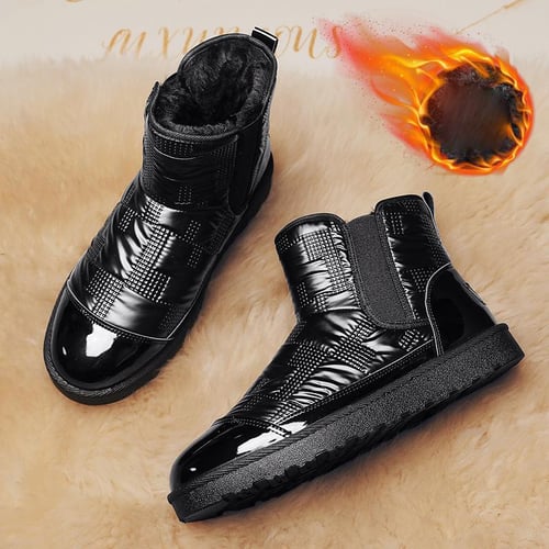 Fur lined waterproof ankle deals boots