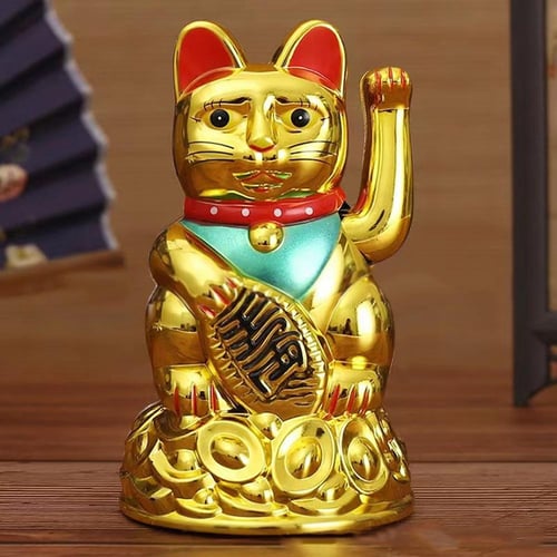 Plastic lucky cat clearance
