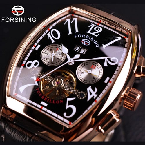 Forsining Design Men s Fashion Leisure Tourbillon Fully Automatic