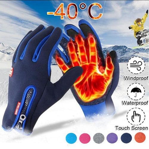 Unisex Touchscreen Winter Thermal Warm Cycling Bicycle Bike Ski Outdoor Camping Hiking Motorcycle Gloves Sports Full Finger buy Unisex Touchscreen