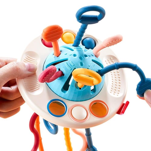 3 In 1 Montessori Pull String Developmental Baby Toys 6 12 Months