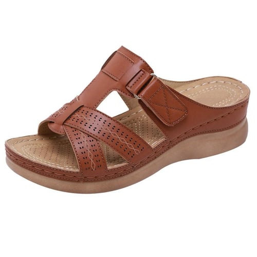 Women's summer open toe hook loop sandals on sale