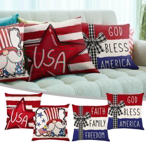 Independence Day Pillow Covers America Throw Pillow Covers